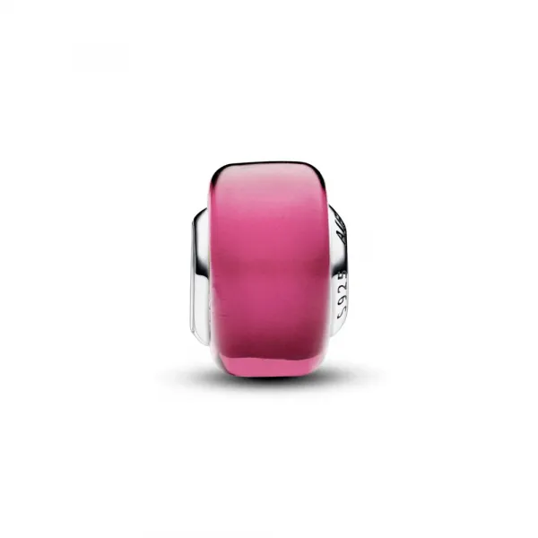 Pink mini privezak od Murano stakla 