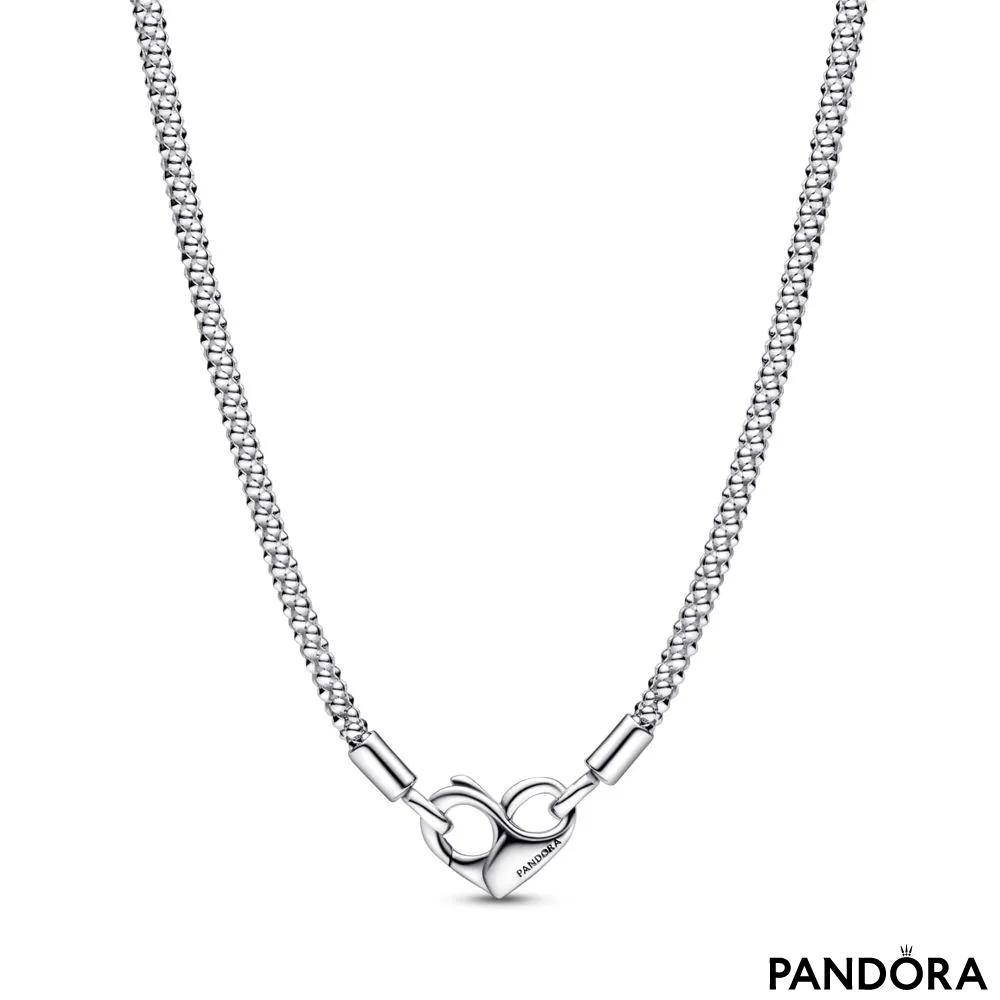 Ogrlica Pandora Moments od lančića sa zakovicama 