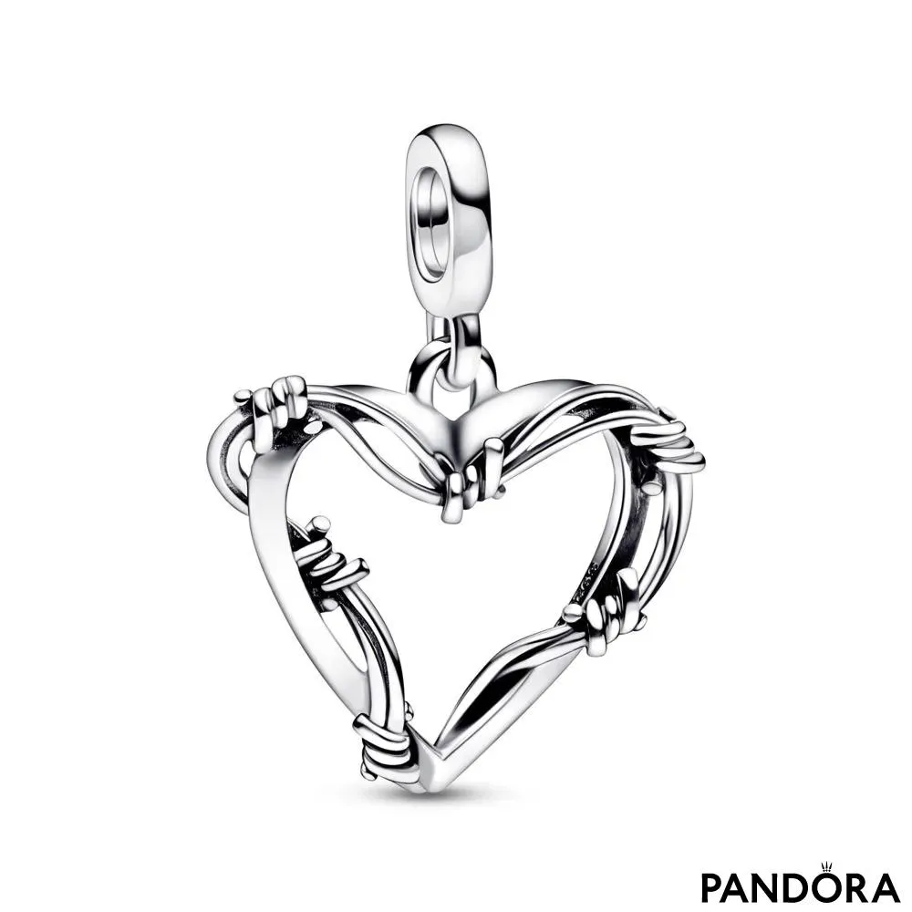 Medaljon Srce od žice iz kolekcije Pandora ME 