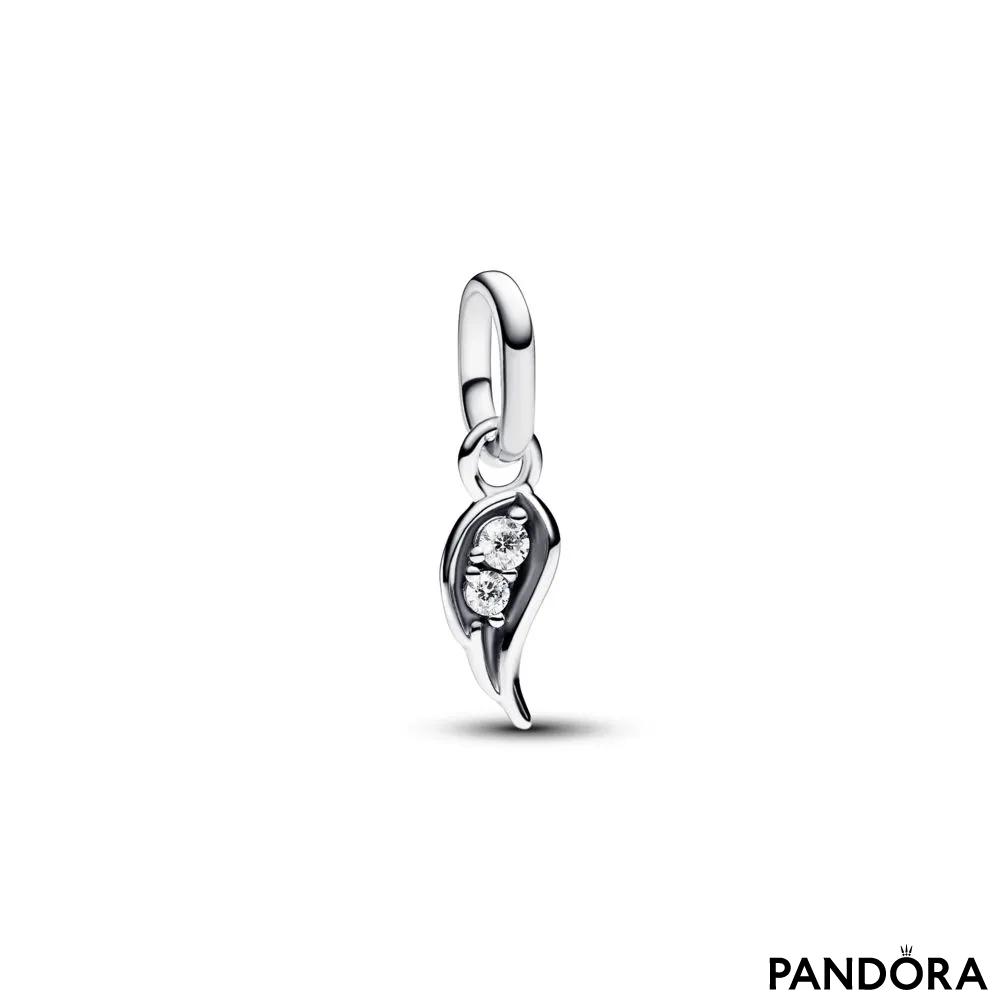 Mini viseći privezak Pandora ME Svjetlucavo anđeosko krilo 