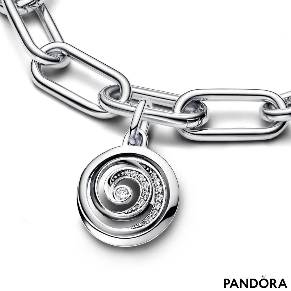 Privezak sa medaljonom Pandora ME Spirala zahvalnosti 