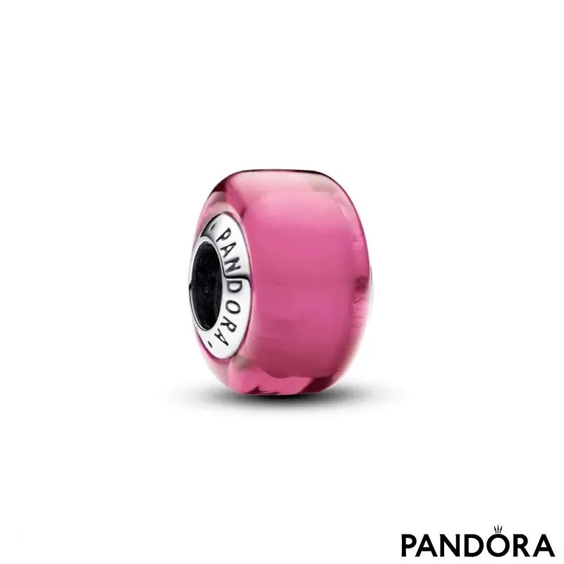 Pink mini privezak od Murano stakla 