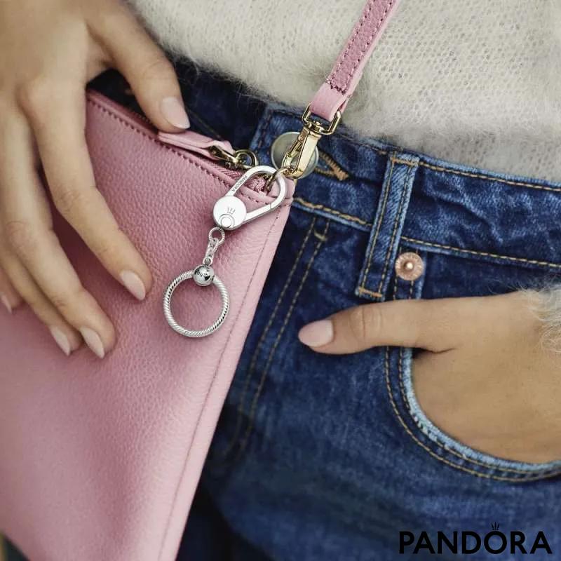 Nosač za privjeske Pandora Moments male veličine, za Postavkaljanje na torbu 