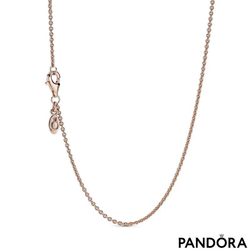Ogrlica Pandora Rose pozlata  14k 