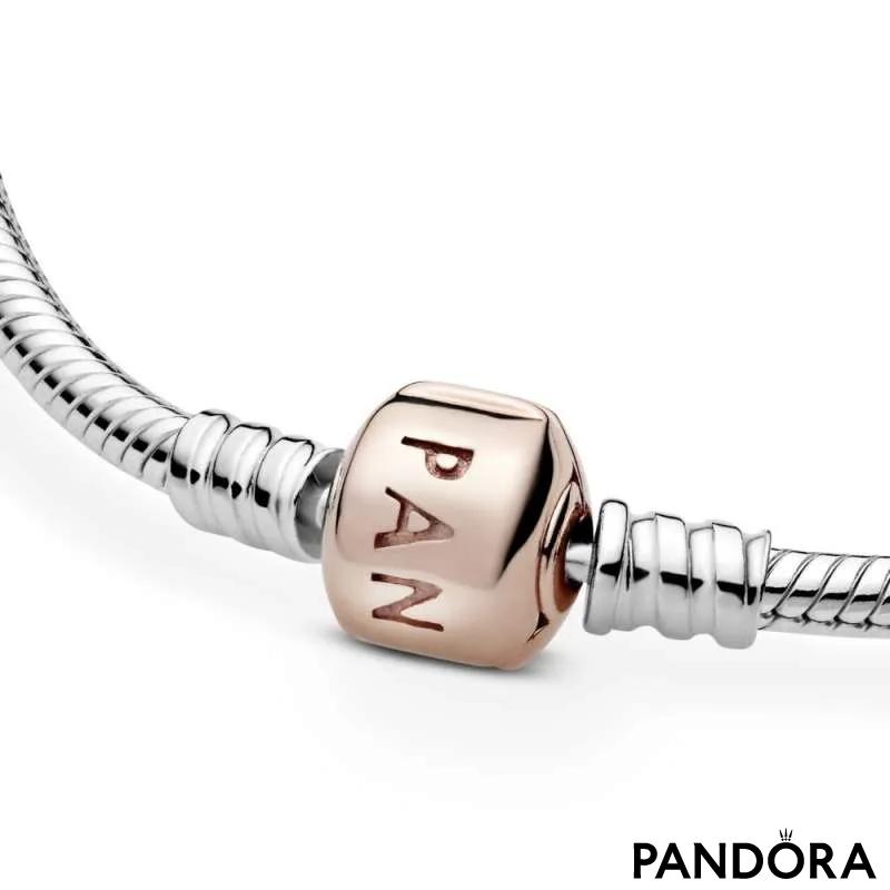 Narukvica od srebra sa Pandora Rose pozlatom 14k kopčom 