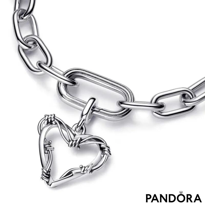 Medaljon Srce od žice iz kolekcije Pandora ME 
