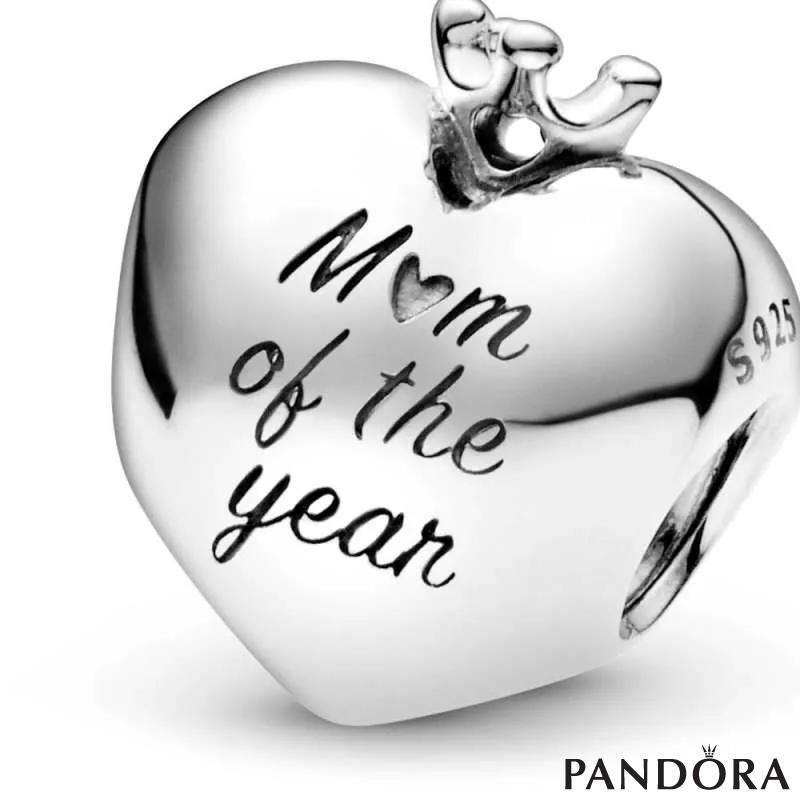 Privezak u obliku srca Mum Of The Year 