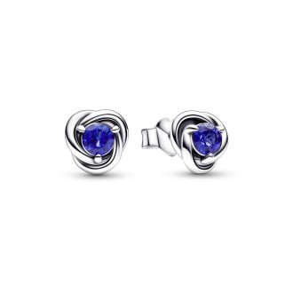 Birthstone septembar - neviseće plave minđuše