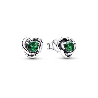 Birthstone maj - neviseće tamnozelene minđuše