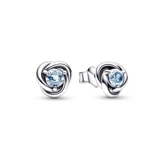 Birthstone mart - neviseće svijetloplave minđuše