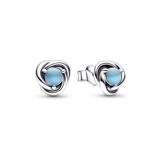 Birthstone decembar - neviseće svijetloplave minđuše