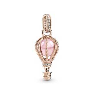 Viseći privjesak Roze leteći balon od 14k roze pozlate