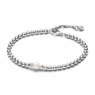 Narukvica sa perlama i biserom