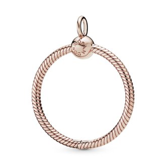 Privjesak O od 14k roze pozlate